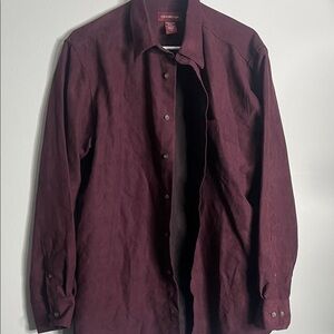 Covington Men's Rich Burgundy Button Down Shirt